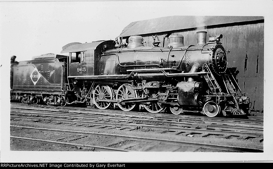 ERIE 4-6-0 #965 - Erie RR